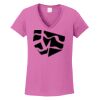 Ladies Heavy Cotton™ 100% Cotton V-Neck T-Shirt Thumbnail