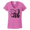 Ladies Heavy Cotton™ 100% Cotton V-Neck T-Shirt Thumbnail