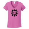 Ladies Heavy Cotton™ 100% Cotton V-Neck T-Shirt Thumbnail