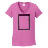 Ladies Heavy Cotton™ 100% Cotton V-Neck T-Shirt Thumbnail