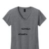 Ladies Heavy Cotton™ 100% Cotton V-Neck T-Shirt Thumbnail