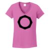 Ladies Heavy Cotton™ 100% Cotton V-Neck T-Shirt Thumbnail