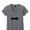 Ladies Heavy Cotton™ 100% Cotton V-Neck T-Shirt Thumbnail
