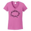 Ladies Heavy Cotton™ 100% Cotton V-Neck T-Shirt Thumbnail
