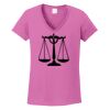 Ladies Heavy Cotton™ 100% Cotton V-Neck T-Shirt Thumbnail