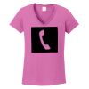 Ladies Heavy Cotton™ 100% Cotton V-Neck T-Shirt Thumbnail
