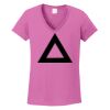 Ladies Heavy Cotton™ 100% Cotton V-Neck T-Shirt Thumbnail