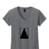 Ladies Heavy Cotton™ 100% Cotton V-Neck T-Shirt Thumbnail
