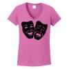 Ladies Heavy Cotton™ 100% Cotton V-Neck T-Shirt Thumbnail