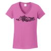 Ladies Heavy Cotton™ 100% Cotton V-Neck T-Shirt Thumbnail