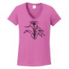 Ladies Heavy Cotton™ 100% Cotton V-Neck T-Shirt Thumbnail