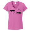 Ladies Heavy Cotton™ 100% Cotton V-Neck T-Shirt Thumbnail