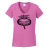 Ladies Heavy Cotton™ 100% Cotton V-Neck T-Shirt Thumbnail
