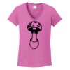 Ladies Heavy Cotton™ 100% Cotton V-Neck T-Shirt Thumbnail