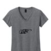 Ladies Heavy Cotton™ 100% Cotton V-Neck T-Shirt Thumbnail