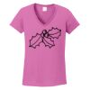 Ladies Heavy Cotton™ 100% Cotton V-Neck T-Shirt Thumbnail