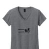 Ladies Heavy Cotton™ 100% Cotton V-Neck T-Shirt Thumbnail