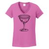 Ladies Heavy Cotton™ 100% Cotton V-Neck T-Shirt Thumbnail