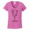 Ladies Heavy Cotton™ 100% Cotton V-Neck T-Shirt Thumbnail