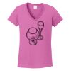 Ladies Heavy Cotton™ 100% Cotton V-Neck T-Shirt Thumbnail