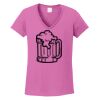 Ladies Heavy Cotton™ 100% Cotton V-Neck T-Shirt Thumbnail