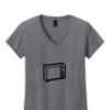 Ladies Heavy Cotton™ 100% Cotton V-Neck T-Shirt Thumbnail