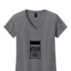 Ladies Heavy Cotton™ 100% Cotton V-Neck T-Shirt Thumbnail