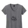 Ladies Heavy Cotton™ 100% Cotton V-Neck T-Shirt Thumbnail
