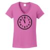 Ladies Heavy Cotton™ 100% Cotton V-Neck T-Shirt Thumbnail