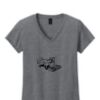 Ladies Heavy Cotton™ 100% Cotton V-Neck T-Shirt Thumbnail