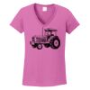 Ladies Heavy Cotton™ 100% Cotton V-Neck T-Shirt Thumbnail