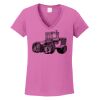 Ladies Heavy Cotton™ 100% Cotton V-Neck T-Shirt Thumbnail