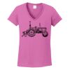 Ladies Heavy Cotton™ 100% Cotton V-Neck T-Shirt Thumbnail
