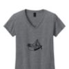 Ladies Heavy Cotton™ 100% Cotton V-Neck T-Shirt Thumbnail