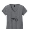 Ladies Heavy Cotton™ 100% Cotton V-Neck T-Shirt Thumbnail