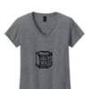 Ladies Heavy Cotton™ 100% Cotton V-Neck T-Shirt Thumbnail