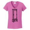 Ladies Heavy Cotton™ 100% Cotton V-Neck T-Shirt Thumbnail