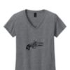 Ladies Heavy Cotton™ 100% Cotton V-Neck T-Shirt Thumbnail