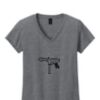 Ladies Heavy Cotton™ 100% Cotton V-Neck T-Shirt Thumbnail