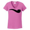 Ladies Heavy Cotton™ 100% Cotton V-Neck T-Shirt Thumbnail