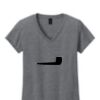 Ladies Heavy Cotton™ 100% Cotton V-Neck T-Shirt Thumbnail