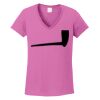 Ladies Heavy Cotton™ 100% Cotton V-Neck T-Shirt Thumbnail