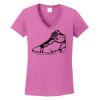 Ladies Heavy Cotton™ 100% Cotton V-Neck T-Shirt Thumbnail