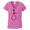 Ladies Heavy Cotton™ 100% Cotton V-Neck T-Shirt Thumbnail