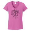 Ladies Heavy Cotton™ 100% Cotton V-Neck T-Shirt Thumbnail