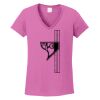 Ladies Heavy Cotton™ 100% Cotton V-Neck T-Shirt Thumbnail