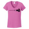 Ladies Heavy Cotton™ 100% Cotton V-Neck T-Shirt Thumbnail