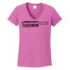 Ladies Heavy Cotton™ 100% Cotton V-Neck T-Shirt Thumbnail