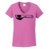 Ladies Heavy Cotton™ 100% Cotton V-Neck T-Shirt Thumbnail
