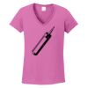 Ladies Heavy Cotton™ 100% Cotton V-Neck T-Shirt Thumbnail